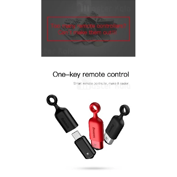 ریموت هوشمند Micro USB بیسوس Baseus Phone Remote Control ACMR03-01