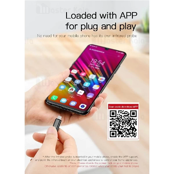ریموت هوشمند Micro USB بیسوس Baseus Phone Remote Control ACMR03-01