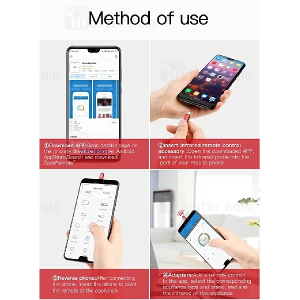 ریموت هوشمند Micro USB بیسوس Baseus Phone Remote Control ACMR03-01