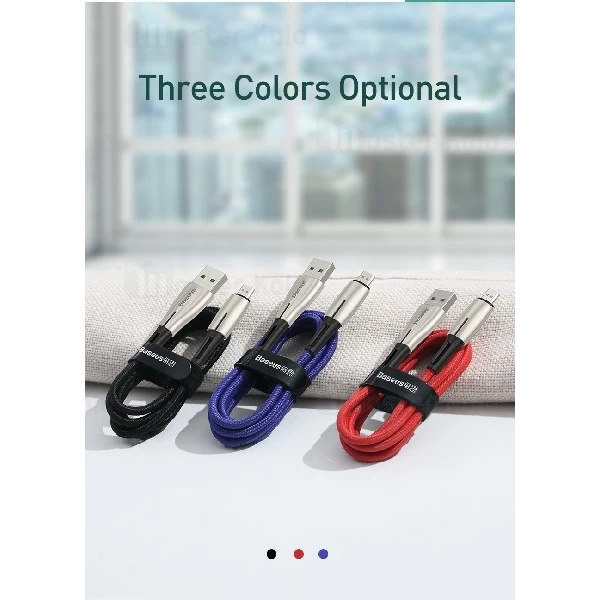 کابل میکرو یو اس بی بیسوس Baseus Waterdrop CAMRD-B01 توان 4 آمپر