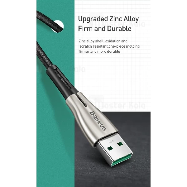 کابل میکرو یو اس بی بیسوس Baseus Waterdrop CAMRD-B01 توان 4 آمپر