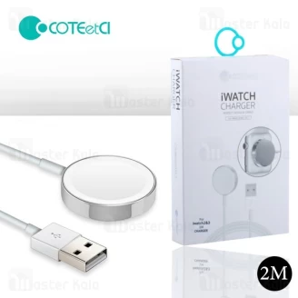 شارژر وایرلس Coteetci WS-9 iWatch Charger اپل واچ 1 تا 4 با کابل 2 متری