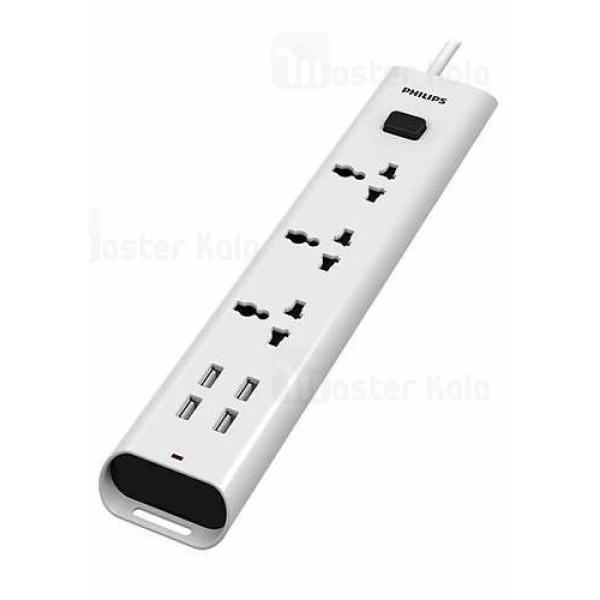 سه راهی برق و شارژ فیلیپس Philips SPN6237WD Power and Charge دارای 4 پورت USB