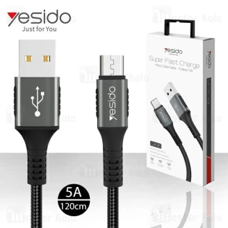 کابل میکرو یو اس بی سوپر فست شارژ Yesido CA36 Super Fast Charge توان 5 آمپر
