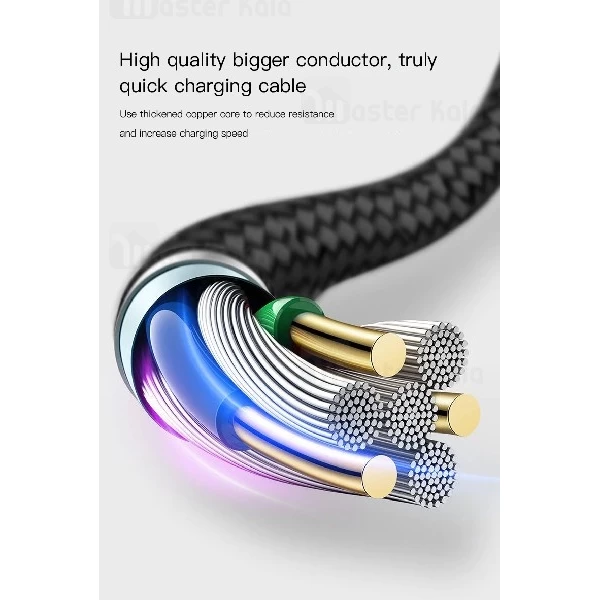 کابل لایتنینگ Yesido CA36 Lightning Data Cable 1.2M 2.4A