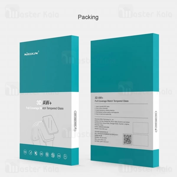 محافظ صفحه شیشه ای تمام صفحه نیلکین اپل واچ Apple Watch Series 1 / 2 / 3 38mm Nillkin 3D AW+ Glass