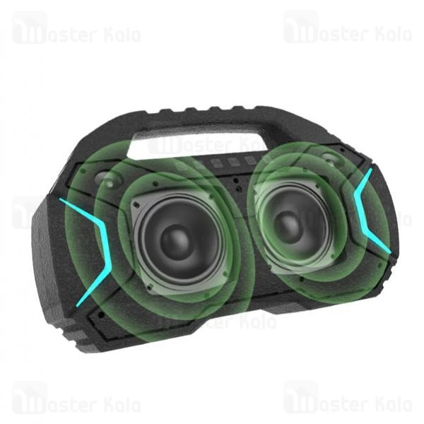 اسپیکر بلوتوث جانتر Jonter M100 Karaoke IPX5 رم و فلش خور همراه با میکروفون