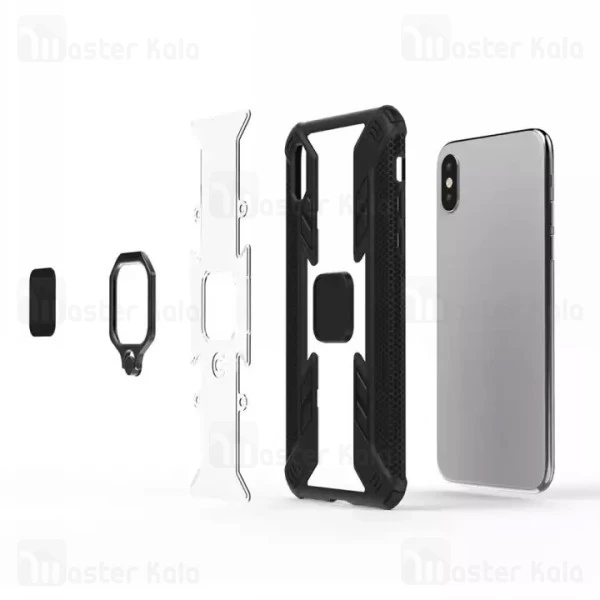قاب Apple iPhone X / XS Lenuo Armor Ring Holder Case