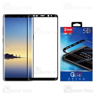 محافظ صفحه شیشه ای تمام صفحه و تمام چسب Samsung Galaxy Note 8 Mocoson