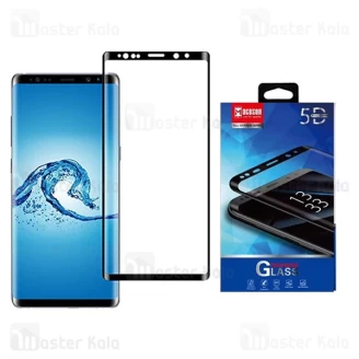 محافظ صفحه شیشه ای تمام صفحه و تمام چسب Samsung Galaxy Note 9 Mocoson