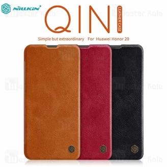 کیف چرمی نیلکین هواوی Huawei Honor 20 / Nova 5T Nillkin Qin Leather Case
