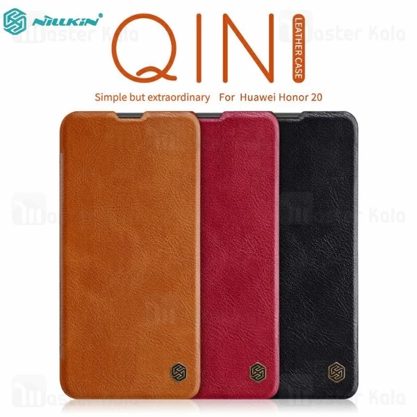 کیف چرمی نیلکین هواوی Huawei Honor 20 Nillkin Qin Leather Case