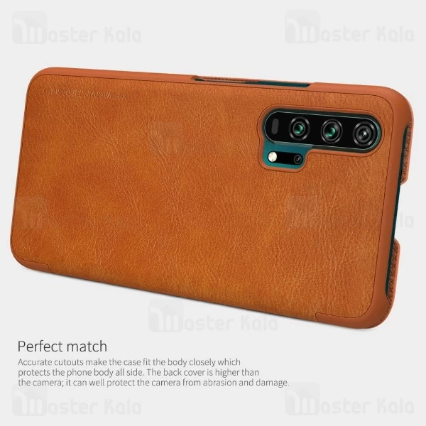 کیف چرمی نیلکین هواوی Huawei Honor 20 Pro Nillkin Qin Leather Case