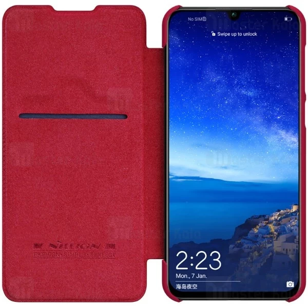 کیف چرمی نیلکین هواوی Huawei Nova 5 / 5 Pro Nillkin Qin Leather Case