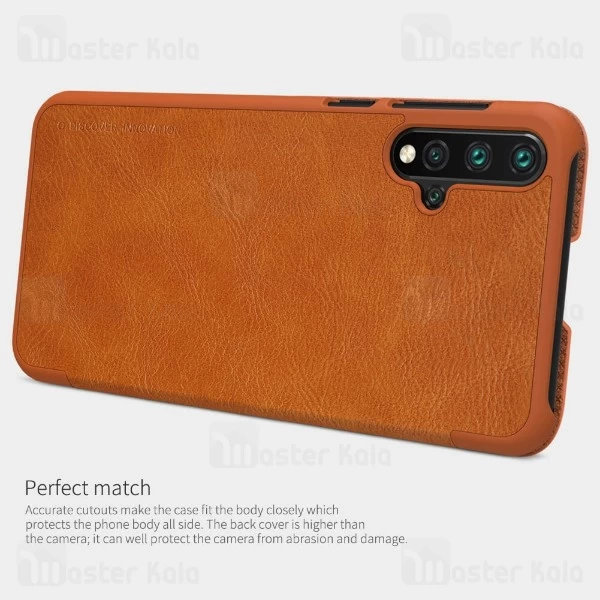 کیف چرمی نیلکین هواوی Huawei Nova 5 / 5 Pro Nillkin Qin Leather Case