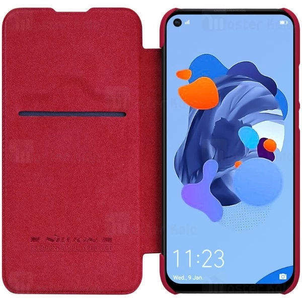 کیف چرمی نیلکین هواوی Huawei Nova 5i / P20 lite 2019 Nillkin Qin Leather Case