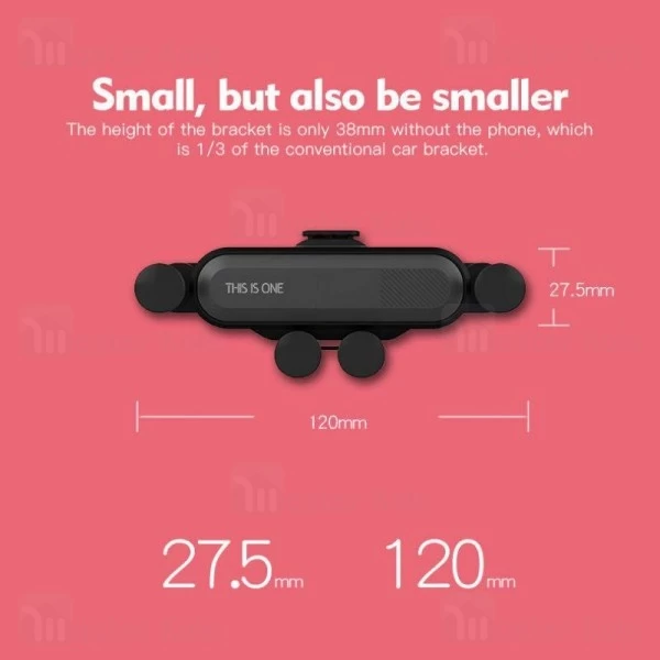 هولدر موبایل Yesido C62 Gravity Linkage Car Holder