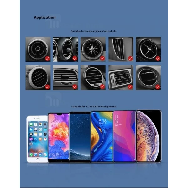 هولدر موبایل Yesido C62 Gravity Linkage Car Holder