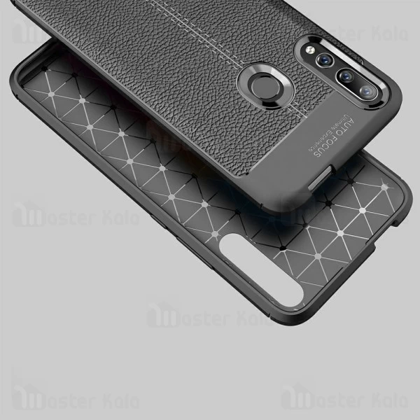 قاب طرح چرم Huawei Y9 Prime 2019 / Honor 9x Global Auto Focus Jelly Case