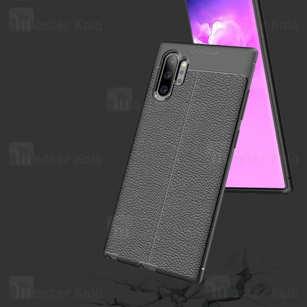 قاب طرح چرم Samsung Galaxy Note 10 Plus Auto Focus Jelly Case