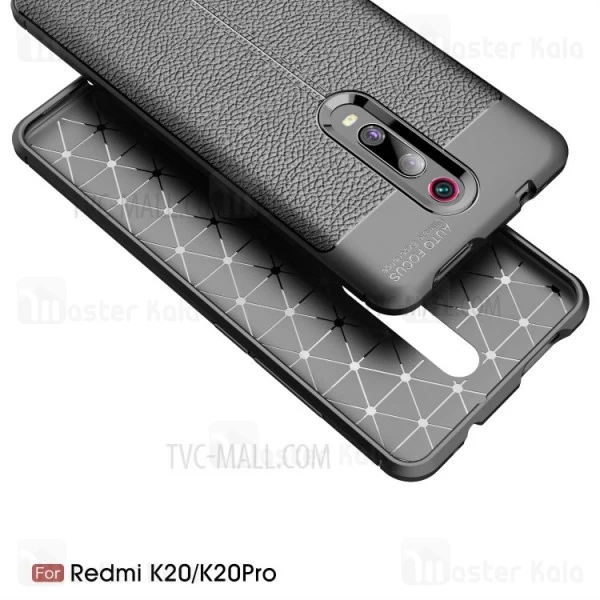 قاب طرح چرم Xiaomi Redmi K20 / K20 Pro / Mi9T / Mi9T Pro Auto Focus Jelly Case