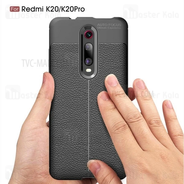 قاب طرح چرم Xiaomi Redmi K20 / K20 Pro / Mi9T / Mi9T Pro Auto Focus Jelly Case