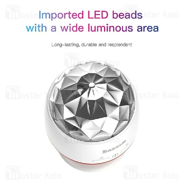 رقص نور بیسوس Baseus Household Appliance Crystal Magic BALL ACMQD-01 هماهنگ با ریتم موسیقی