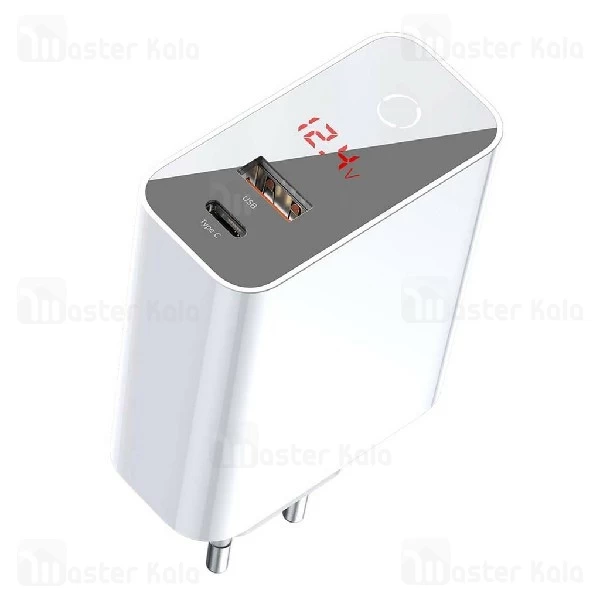 شارژر دیواری هوشمند فست شارژ بیسوس Baseus Speed PPS smart shutdown CCFSEU907-01 توان 5 آمپر