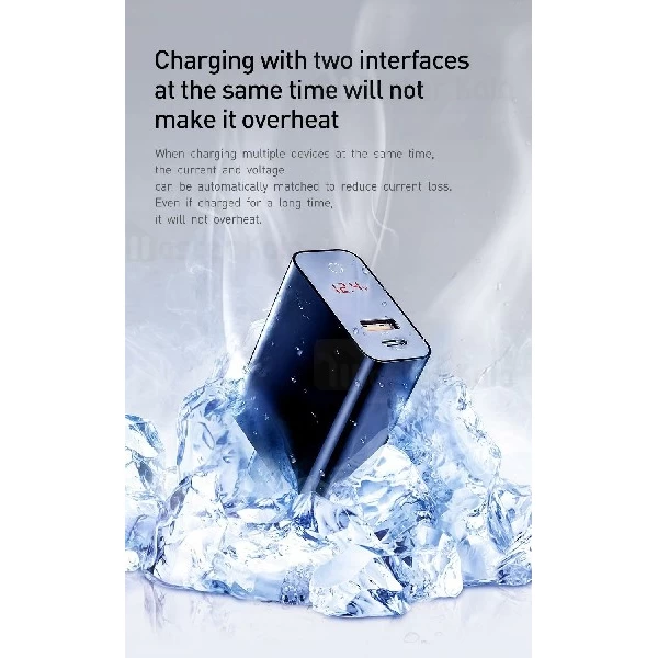 شارژر دیواری هوشمند فست شارژ بیسوس Baseus Speed PPS smart shutdown CCFSEU907-01 توان 5 آمپر