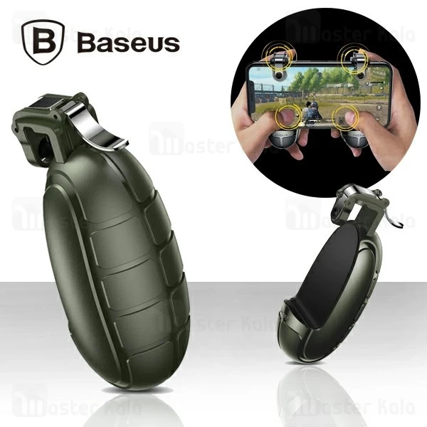 دسته بازی انگشتی بیسوس Baseus grenade handle for games ACSLCJ-01 طرح نارنجک