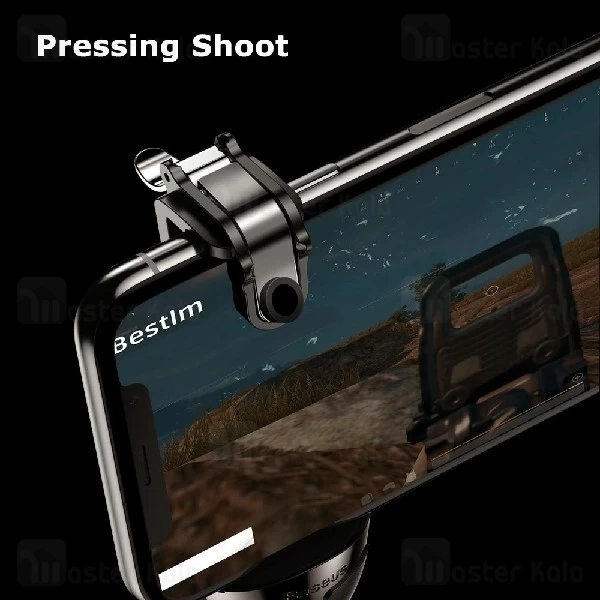 دسته بازی انگشتی بیسوس Baseus grenade handle for games ACSLCJ-01 طرح نارنجک