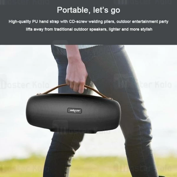 اسپیکر بلوتوث زیلوت Zealot S27 Bass Wireless Speaker رم خور