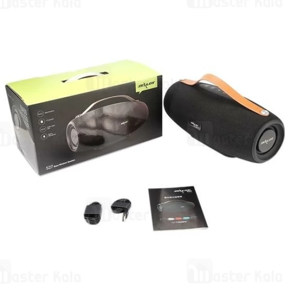 اسپیکر بلوتوث زیلوت Zealot S27 Bass Wireless Speaker رم خور