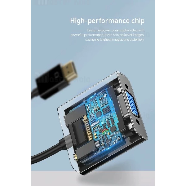 تبدیل HDMI به VGA بیسوس Baseus Converter HDMI To VGA CAHUB-AH01
