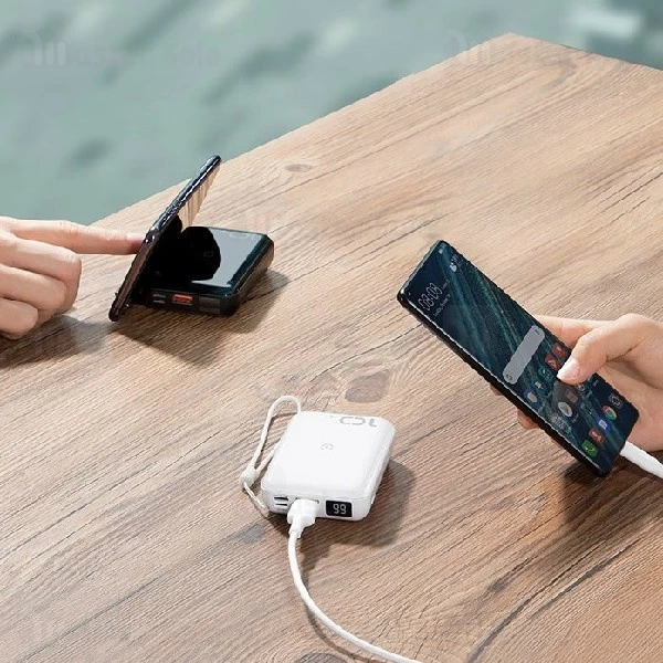 پاوربانک وایرلس 10000 میلی آمپر بیسوس Baseus Mini S Bracket PPXFF10W-19 طراحی مینی