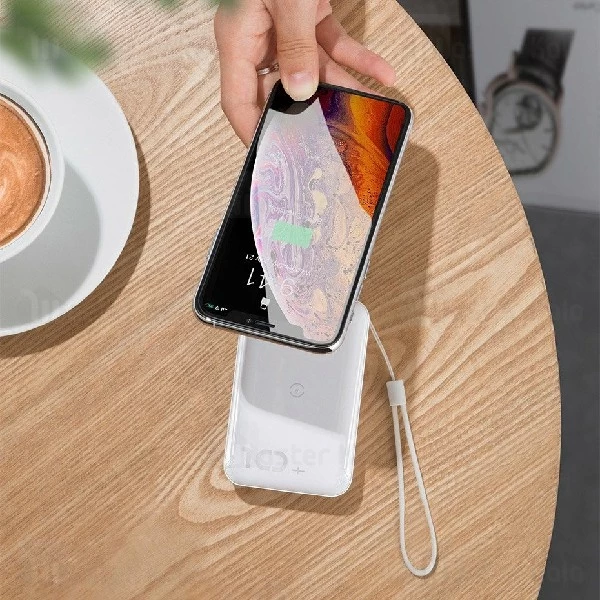 پاوربانک وایرلس 10000 میلی آمپر بیسوس Baseus Mini S Bracket PPXFF10W-19 طراحی مینی