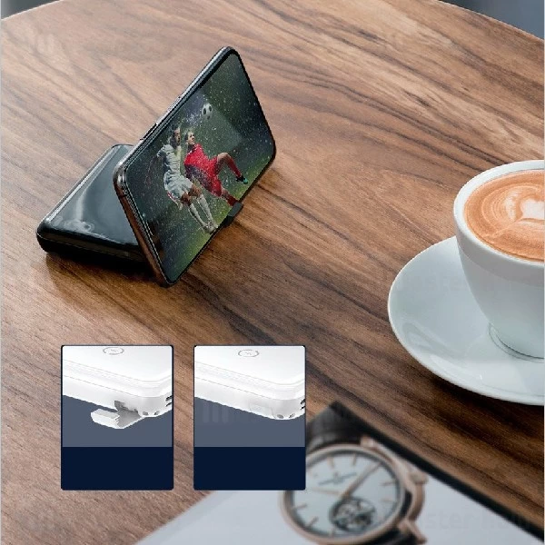 پاوربانک وایرلس 10000 میلی آمپر بیسوس Baseus Mini S Bracket PPXFF10W-19 طراحی مینی