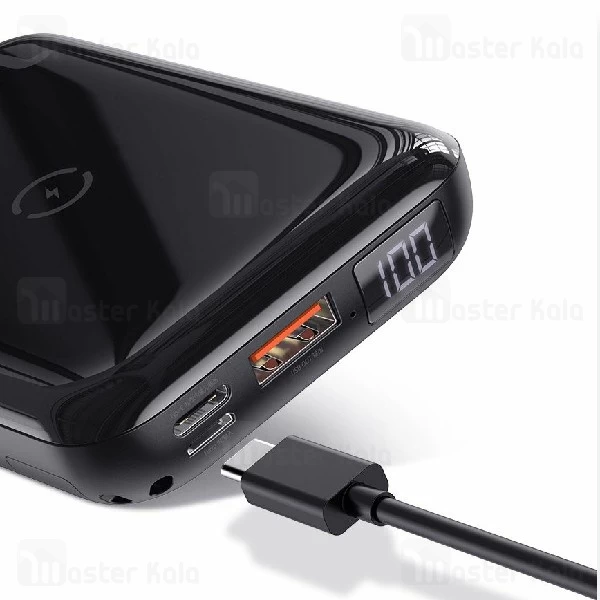 پاوربانک وایرلس 10000 میلی آمپر بیسوس Baseus Mini S Bracket PPXFF10W-19 طراحی مینی