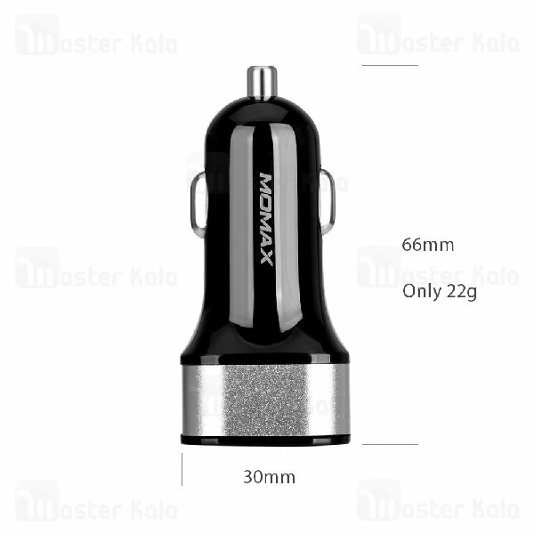 شارژر فندکی مومکس Momax UC7 USB Car Charger توان 2.4 آمپر