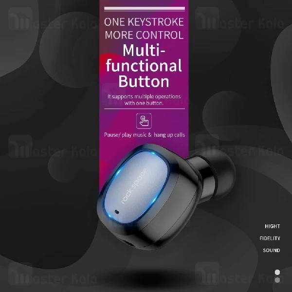هندزفری بلوتوث تک گوش راک اسپیس Rock Space D300 Mini Bluetooth Headset