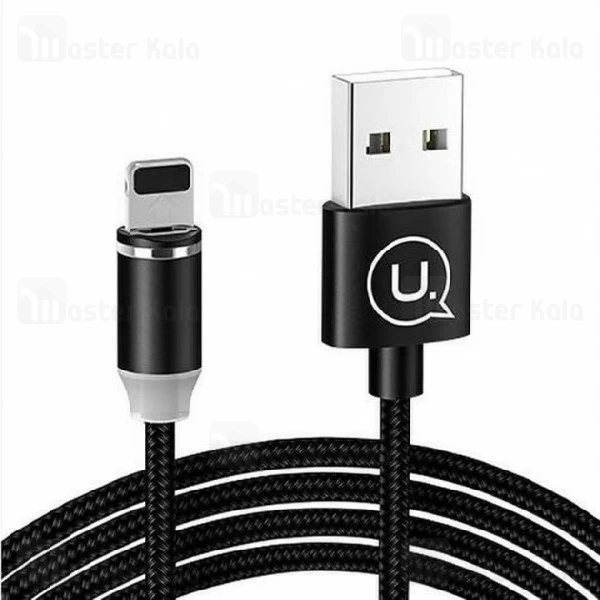 کابل لایتنینگ یوسمز USAMS SJ292 Magnetic Charging Cable طراحی مگنتی