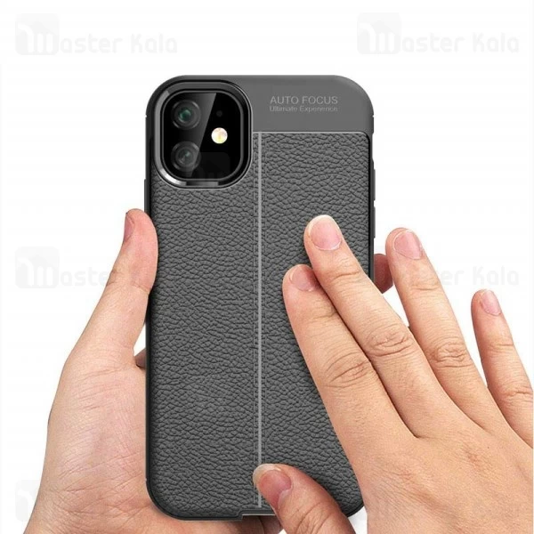 قاب طرح چرم Apple iPhone 11 Auto Focus Jelly Case