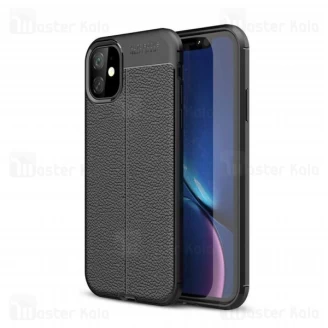 قاب محافظ ژله ای طرح چرم آیفون Apple iPhone 11 Auto Focus