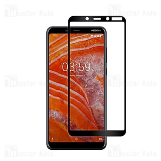 محافظ صفحه شیشه ای تمام صفحه تمام چسب نوکیا Nokia 1 Plus Glass