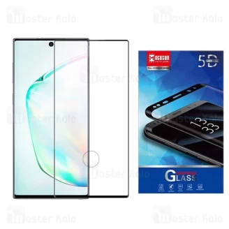 محافظ صفحه شیشه ای تمام صفحه و تمام چسب Samsung Galaxy Note 10 Plus Mocoson - با برش اثرانگشت
