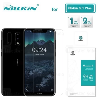 محافظ صفحه نمایش شیشه ای نیلکین نوکیا Nokia 5.1 Plus / X5 Nillkin H Glass