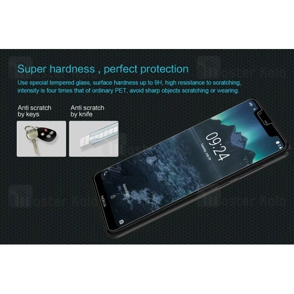 گلس نیلکین Nokia 5.1 Plus / X5 Nillkin H Glass