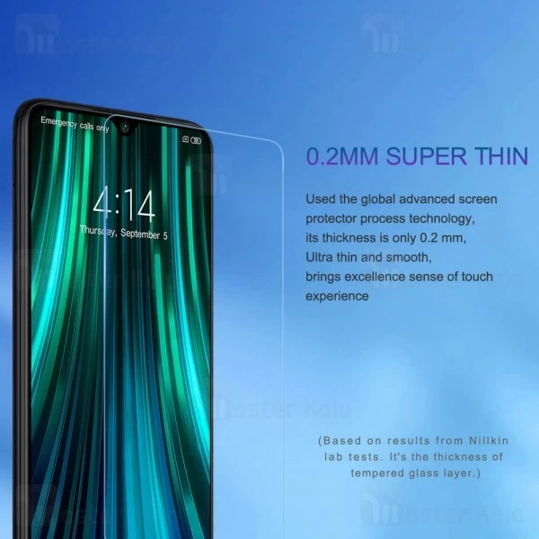 گلس نیلکین Xiaomi Redmi Note 8 Pro Nillkin H+ Pro Glass Screen Protector