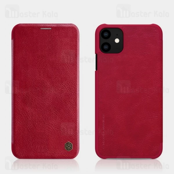 کیف چرمی نیلکین اپل آیفون Apple iPhone 11 Nillkin Qin Leather Case