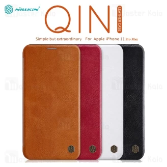 کیف چرمی نیلکین اپل آیفون Apple iPhone 11 Pro Max Nillkin Qin Leather Case
